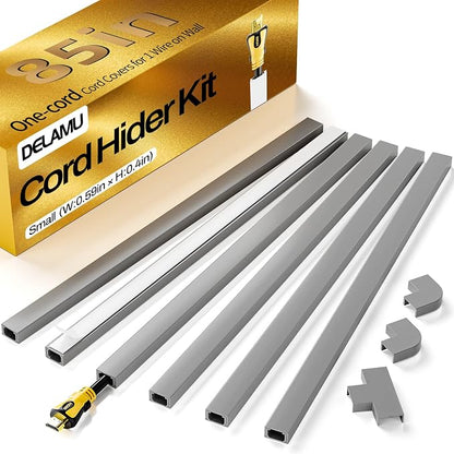 Delamu Cord Hider, 85in Cord Covers by DELAMU