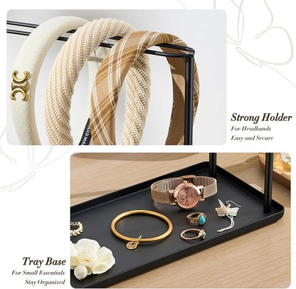 Headband Holder Organizer Metal 2-Tier - Image 5