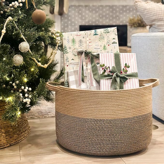 INDRESSME Extra Large Woven Baskets - Image 2