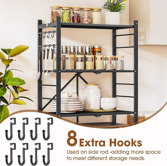 Fenbeli Foldable Shelves with Wheels - Image 4