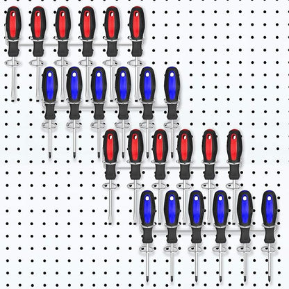 Ripeng 4 Pieces Pegboard Screwdriver Holders Peg Board Organizer Accessories by Unknown