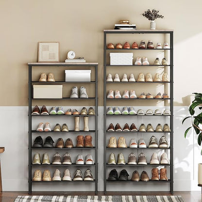 YATINEY 10 Tier Shoe Rack, Large Capacity Shoe Storage Organizer Holds 40 Pairs - Image 2