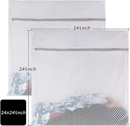 2 XX-Large Honeycomb Mesh Laundry Bag Delicates Durable - Image 4