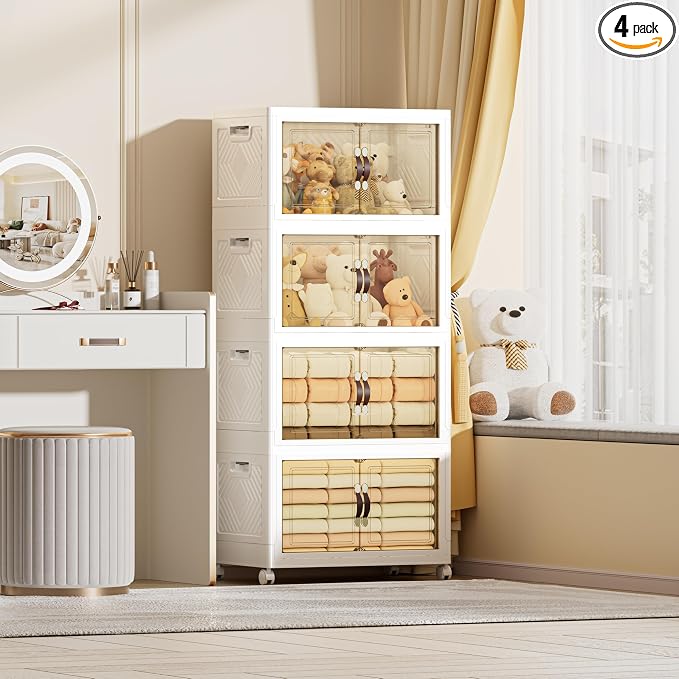 268 QT / 67 Gal Extra Wide Foldable Plastic Cabinet by Unknown