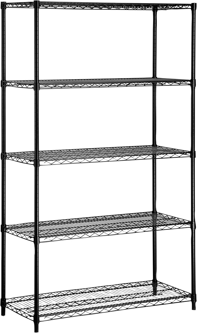 Honey-Can-Do 5-Tier Steel Shelving Unit, 800 lb/Shelf, 000 lb total across 5 - Image 4