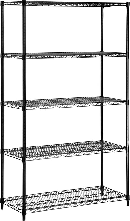 Honey-Can-Do 5-Tier Steel Shelving Unit, 800 lb/Shelf, 000 lb total across 5 - Image 4