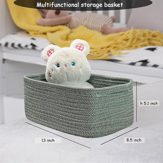 COMFY-HOMI 13" x 8.5" x 5.1" Storage Baskets - Image 3