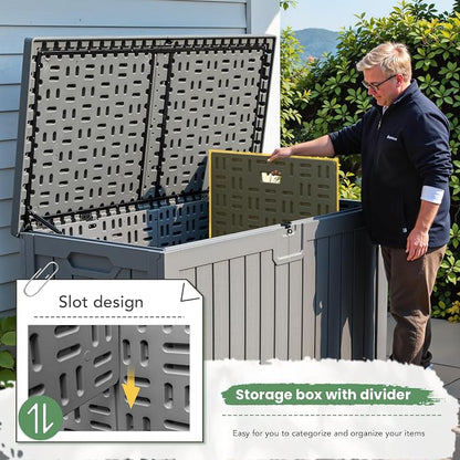 Greesum 230 Gallon HDPE Outdoor Storage Box - Image 4