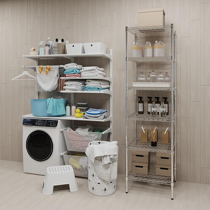 24" Deep x 24" Wide x 74" Height Wire Shelving Kit | 6-Tier | NSF Commercial - Image 2