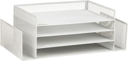 Mind Reader Desktop Organizer, File Storage, Paper Tray, Metal Mesh, 16.75" L x - Image 7