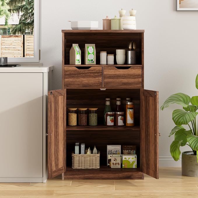 Walsunny Floor Storage Cabinet, Organizer by Walsunny
