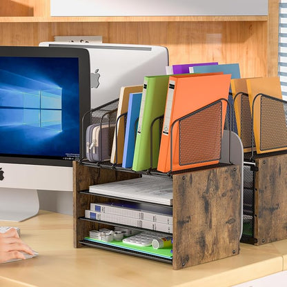 4-Tier Desk Organizer, Desk File Organizer - Image 3