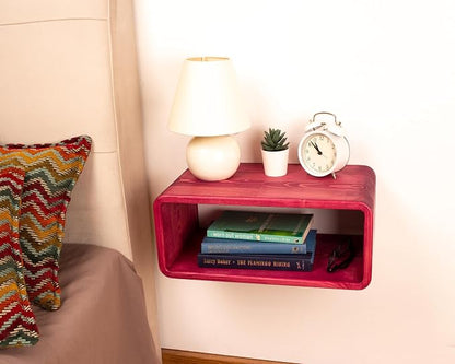 Floating Nightstand Wooden, Bedside Table, Nightstand Shelf, Wall Mounted - Image 7