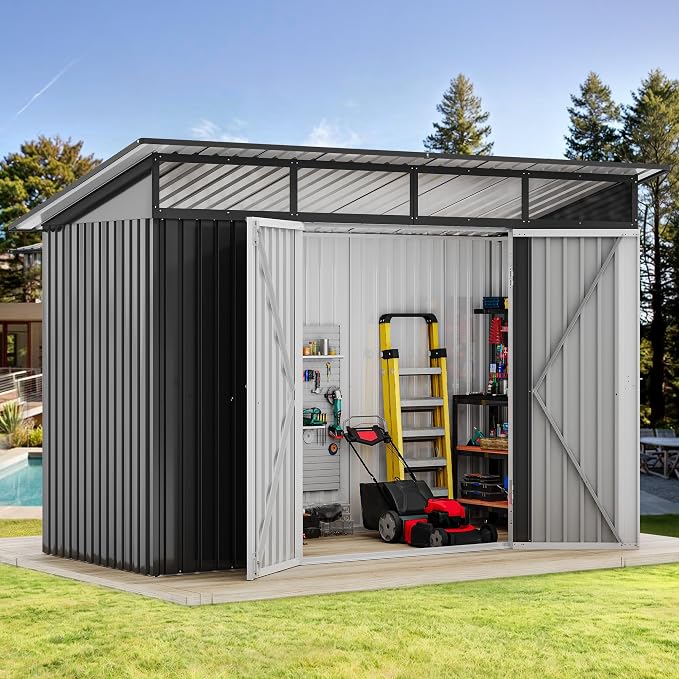 DWVO 9x4 FT Outdoor Storage Shed - Image 2