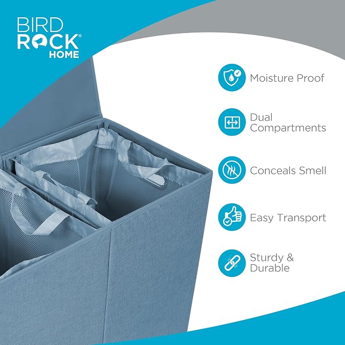 BIRDROCK HOME Laundry Hamper - Image 3