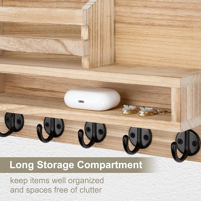 Key and Mail Holder Wall Mount, Key Hanger - Image 4