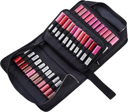 ROWNYEON Lipstick Organizer Bag Portable, Makeup Artist Storage, Large Capacity - Image 8