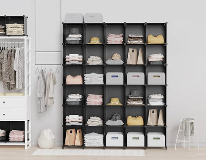HOMIDEC Closet Organizers and Storage, 9 Cube Storage Organizer, Portable - Image 2