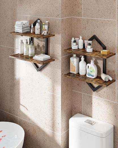 Floating Wall Shelves, Living Room, Office & Kitchen, Modern Storage Rack - Image 9