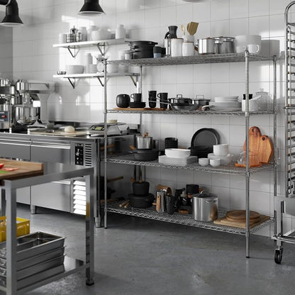 24" Deep x 60" Wide x 64" Height Wire Shelving Kit | 4-Tier | NSF Commercial - Image 5