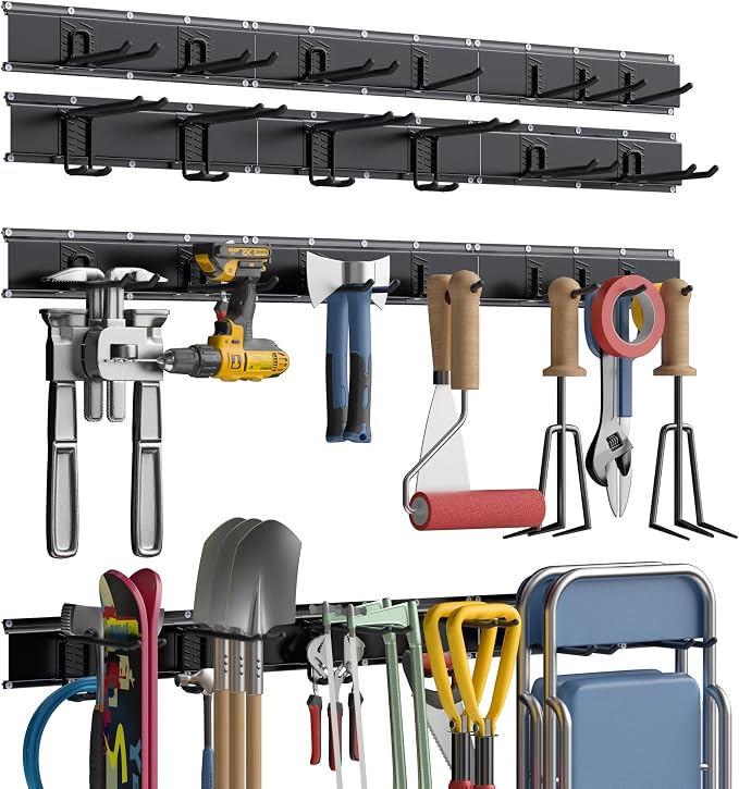 Garage Tool Organizer Wall Mount by Unknown