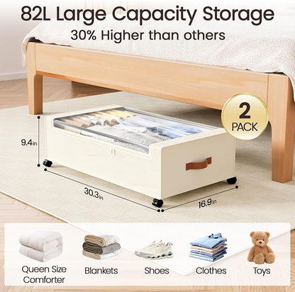 Yecaye 82 L Under Bed Storage - Image 2