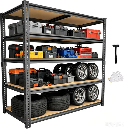 Storage Shelves Unit, Stable Shelves Organizer by Unknown