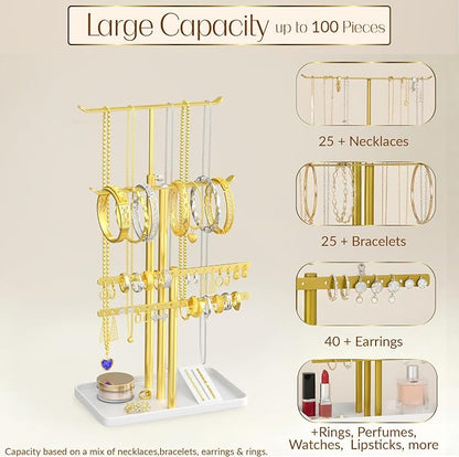 Jewelry Tower Stand Organizer for Women - Image 2