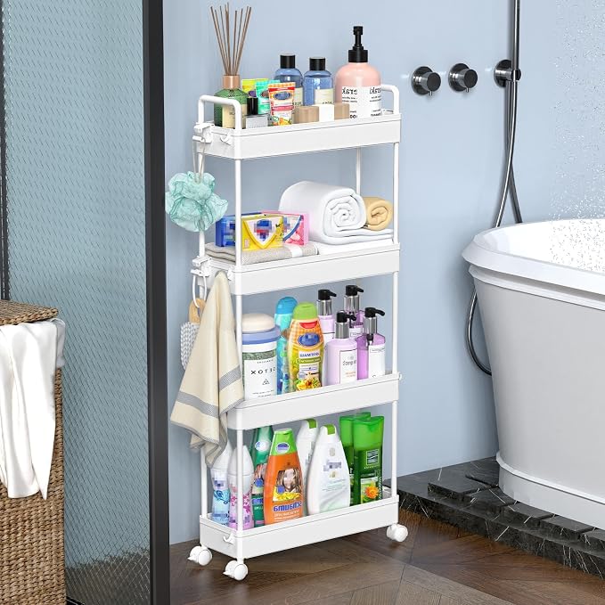 SOLEJAZZ Slim Rolling Storage Cart - Image 7