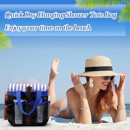Hillban 4 Pcs Mesh Shower Caddy Portable Shower Caddy - Image 5