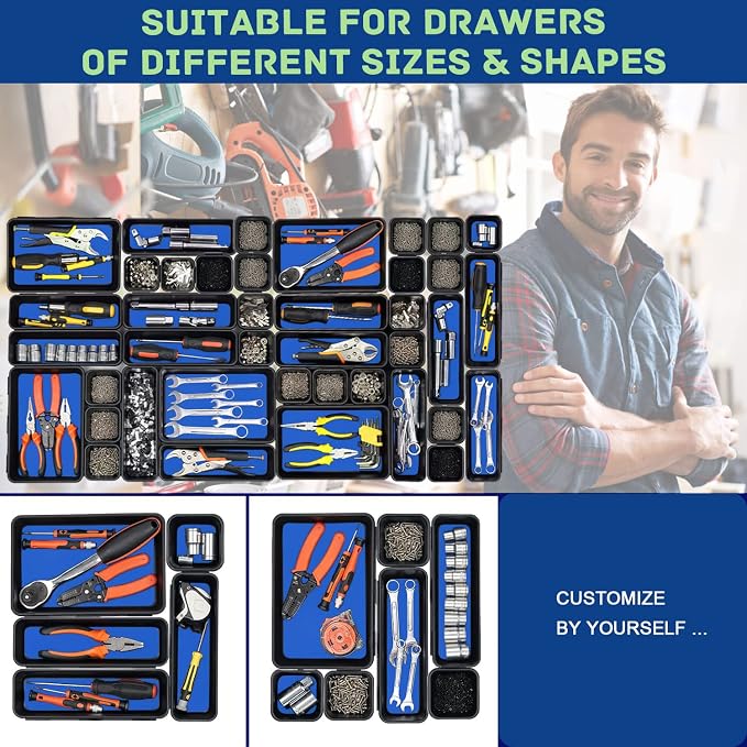 Tool Box Organizer, Tool Drawer Organizer Tray Divider, Toolbox Organization - Image 5