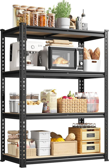DurayLoly 4-Tier Storage Shelves Dual-Use Shelf by Durayloly