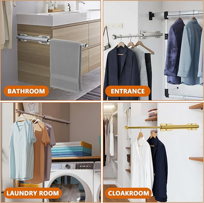 Pull-out Valet Rod for Closet 2 Pack - Image 6