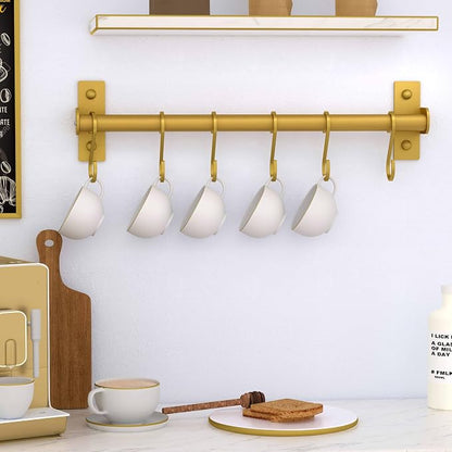 Dseap Kitchen Utensil Holder Hanger, Pot and Pan Rack Wall Mounted, Kitchen Rail - Image 4