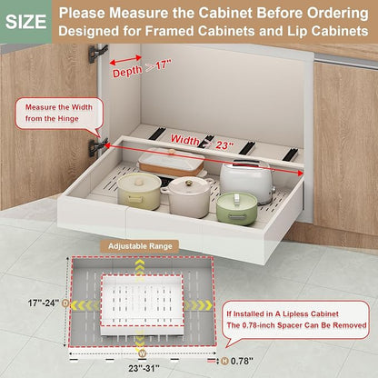 Pull out Cabinet Organizer, Expandable Width, Depth - Image 2