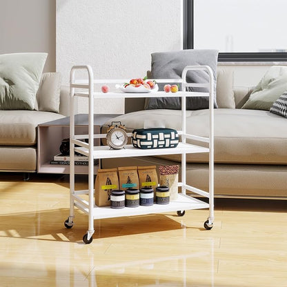HDANI 3 Tier Metal Utility Multipurpose Rolling Cart, Large Capacity Heavy Duty - Image 4