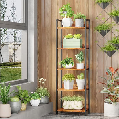 Furologee 5 Tier Bookshelf - Image 7