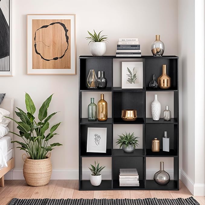 ZenStyle 12 Cube Storage Shelf Organizer Bookshelf - Image 2