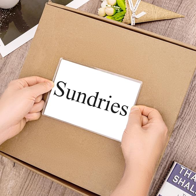 36 Pack Self-Adhesive Index Card Pockets - Image 7