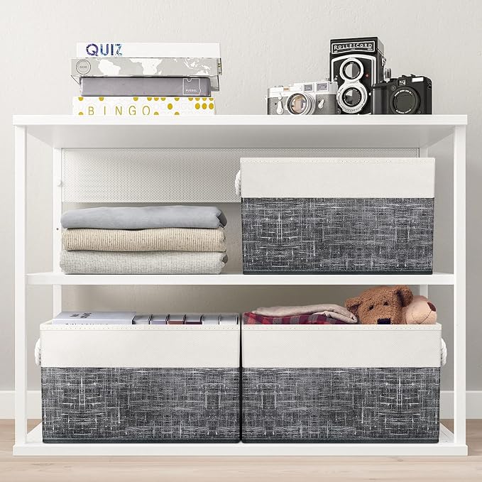 Storage Bins 6-Pack, Foldable Storage Baskets - Image 7