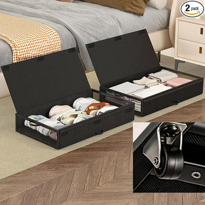 Fokyfok 2 Pack Under Bed Storage by Fokyfok