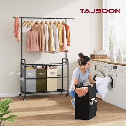 Tajsoon Laundry Sorter Cart - Image 2