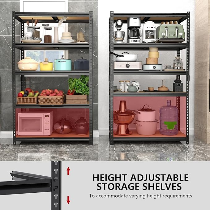 72" H Garage Shelves, Garage Storage Shelves Heavy Duty, 2400LBS Heavy Duty - Image 8