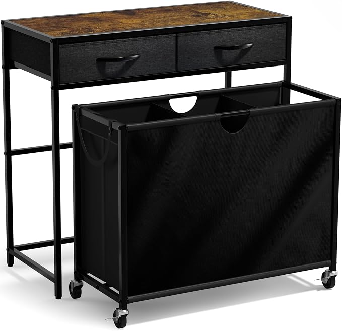 Sorbus 3 Section Laundry Hamper - Image 6