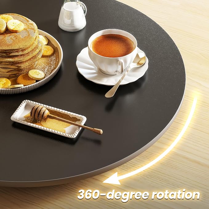 11.8" Lazy Susan Turntable – 360° Sinteredstone Silent Anti-Slip Turntable - Image 4