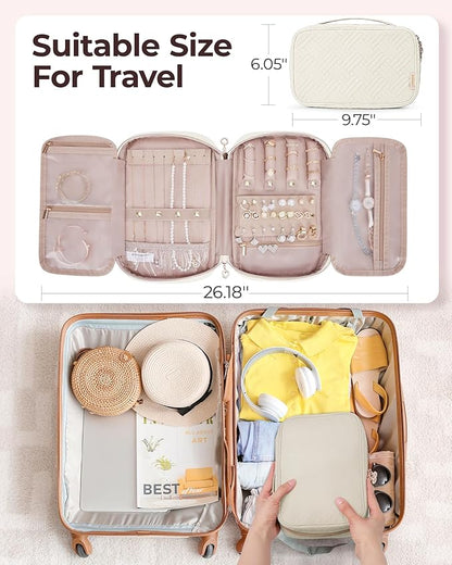 BAGSMART Travel Jewelry Case, Jewelry Organizer - Image 5
