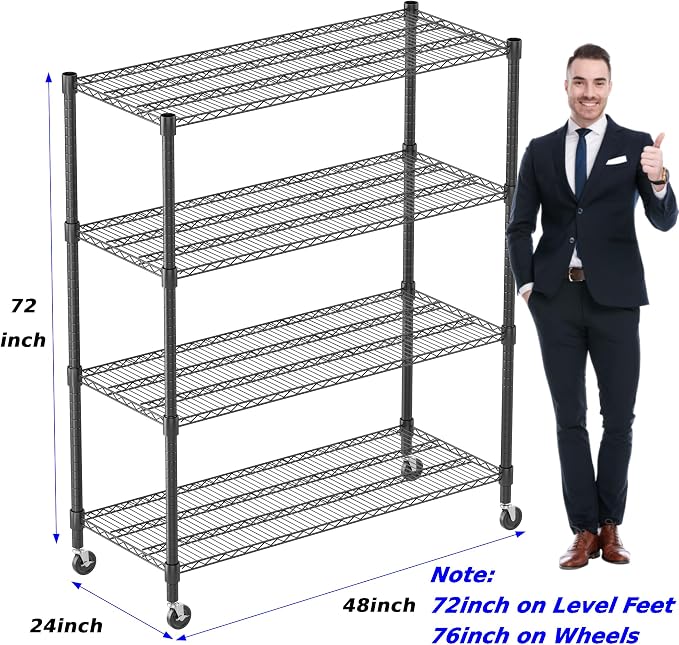 Homdox Heavy Duty Metal Shelves - Image 3