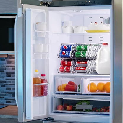Sorbus Soda Can Organizer for Refrigerator – Stackable Can Dispenser - Image 3