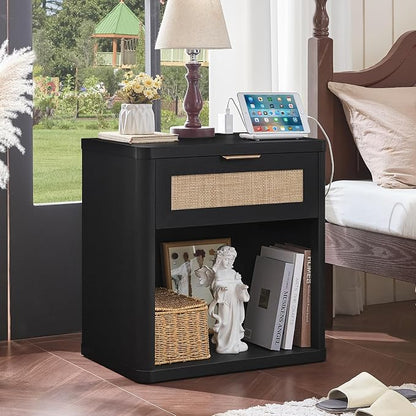 LEYAOYAO Rattan Nightstands Set of 2 - Image 2