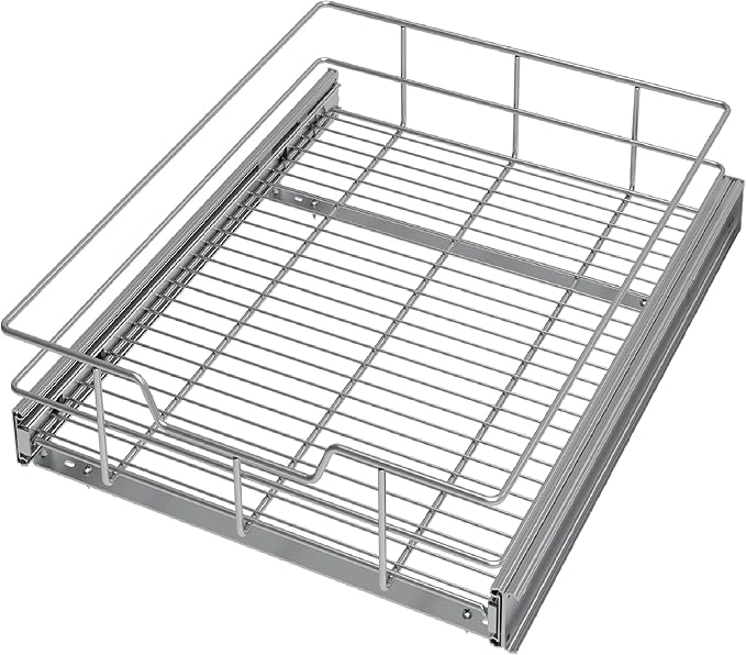 Pull Out Cabinet Organizer 14" W X 22" D, Slide Out Drawers by STORKING